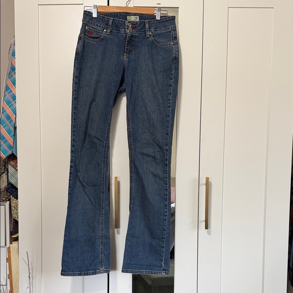 Wrangler Women's Boot Cut Jeans in Deep Blue size 5/6 x 34